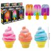 Needoh ijsjes blind box, willekeurige kleur, zacht, stressverlichtend speelgoed, schattig, ontspannend, knijpbaar sensorisch speelgoed