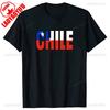 Chile Flagge Stolzer Chilene Aufdruck T-Shirt Herren Damen Baumwolle Humor Streetwear T-Shirt Kurze Ärmel Unisex Locker Kleidung Herren