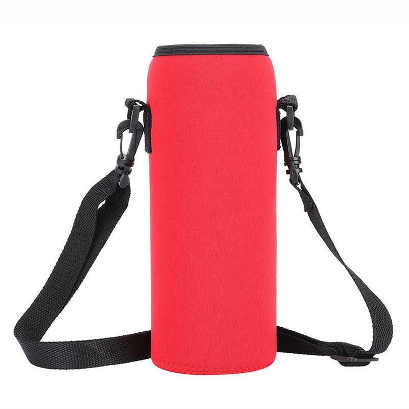 Strap Water Bottle Bag Camping Case Travel 1000ml Beverage Carrier Cover Drink Holder Insulated Storage Durable
