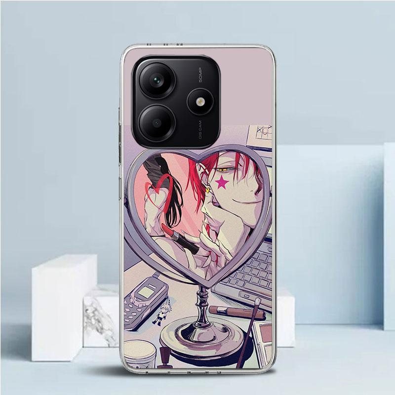 Huner X-Hunters Hisoka Phone Case For Xiaomi Redmi Note 15 14 14S 13 12S 12 Pro Plus 11S 11 11T 11E 10S 10 + Soft TPU Back Cover