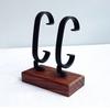 Wooden C-Shaped Watch Holder Jewelry Organizer Display Stand For Bracelet Ring Earring Watch Display Solidwood Watch Stand