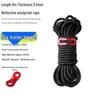 Reflective Wind Rope for Camping Tents - 4mm & 6mm Guy Rope