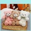 Toy Bear Plush Figure With Soft Fabric Children Playtime Festival Doll Gift