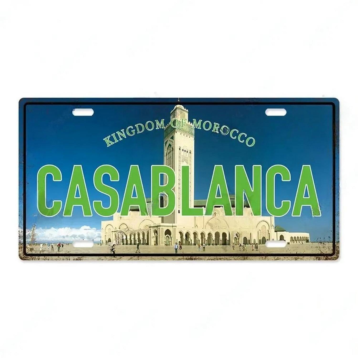 

Барселона Астонри Милан Чикаго Металлические жестяные таблички Винтажная табличка Автомобильный номерной знак Рельефная бирка Гараж Бар Паб Клубы Домашний декор для стен 20X30CM