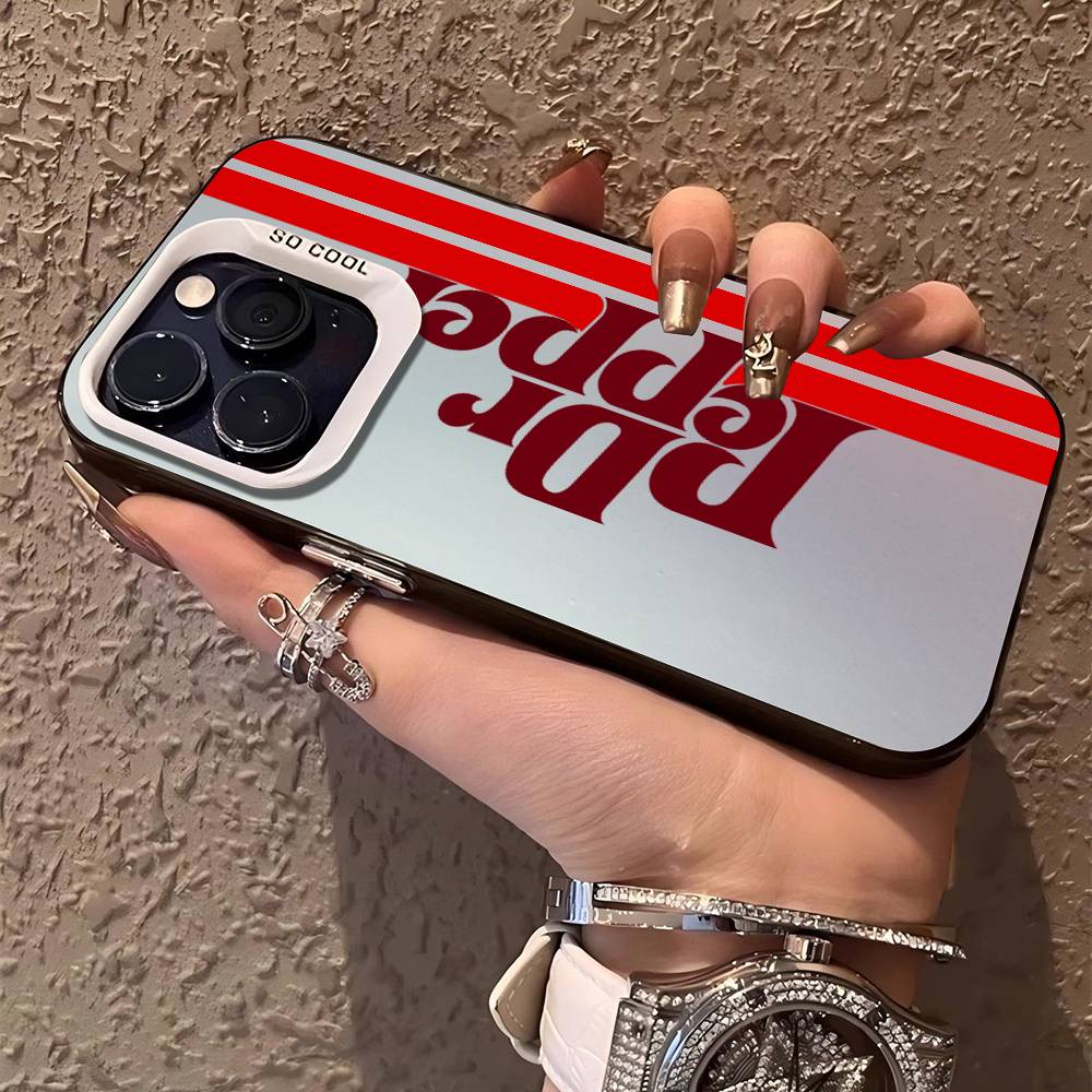 

Cherry Drink D-Dr-P-Pepper Phone Case For IPhone 17 16 15 14 13 12 11 Pro Max Plus Pro Colorful Shell iPhone 14pro max