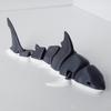 Grey Shark 3D Printed Toys Body Joints Movable Simulation Marine Animals Shark Model Children Cognitive Toys Desktop Decoration