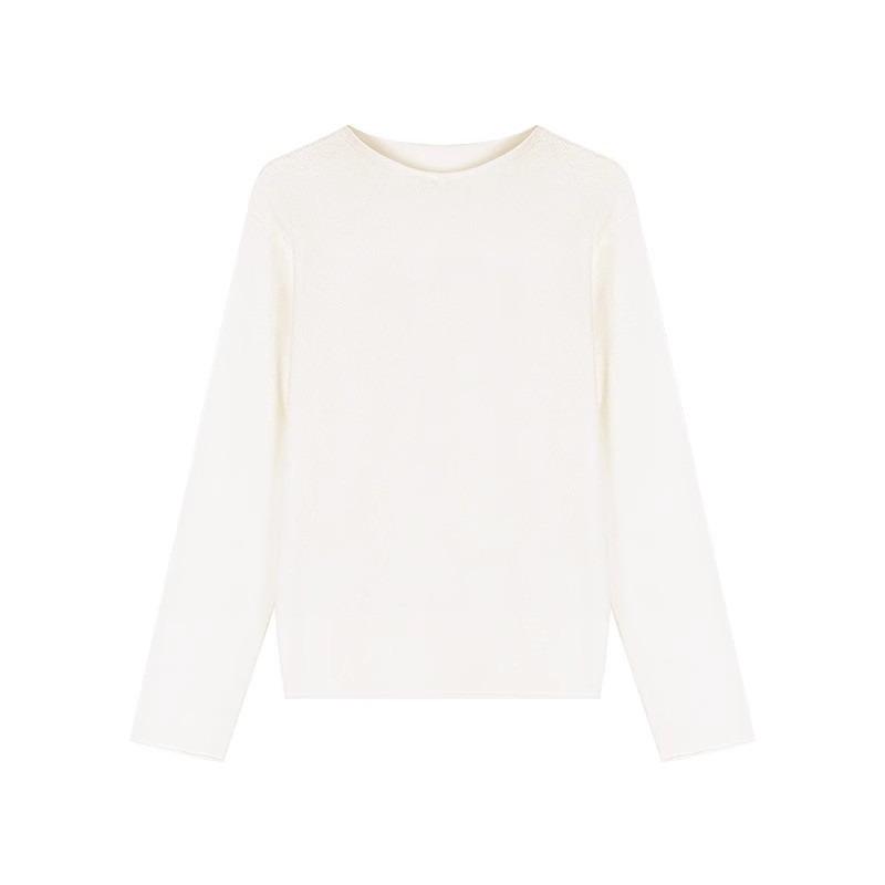 Early autumn knitted sweater, new bottoming shirt, long-sleeved thin top inside, autumn and winter high-end sweater