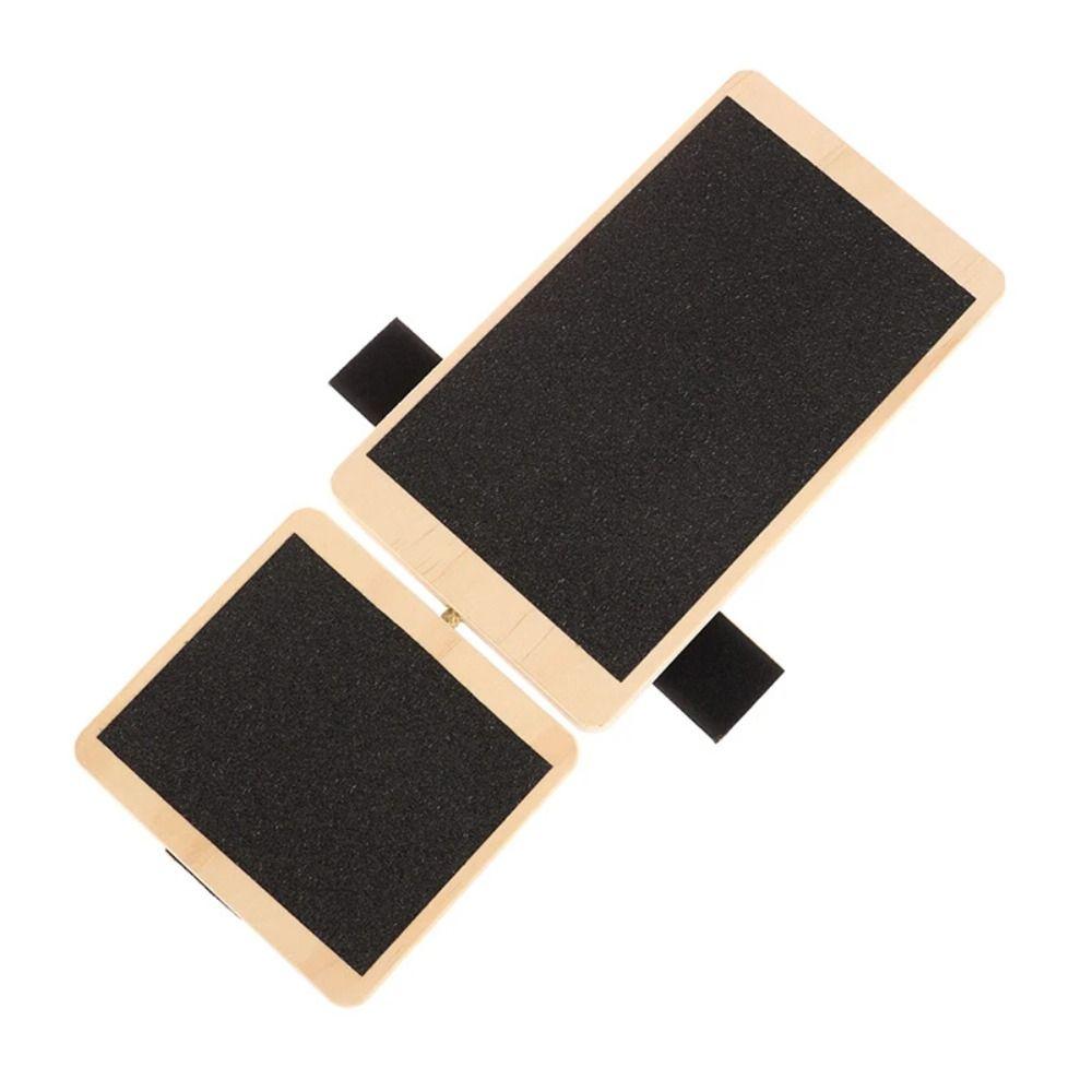 Dřevěný posilovač chodidel trenažér pro jedno chodidlo stabilizační cvičení plantární balet pilates