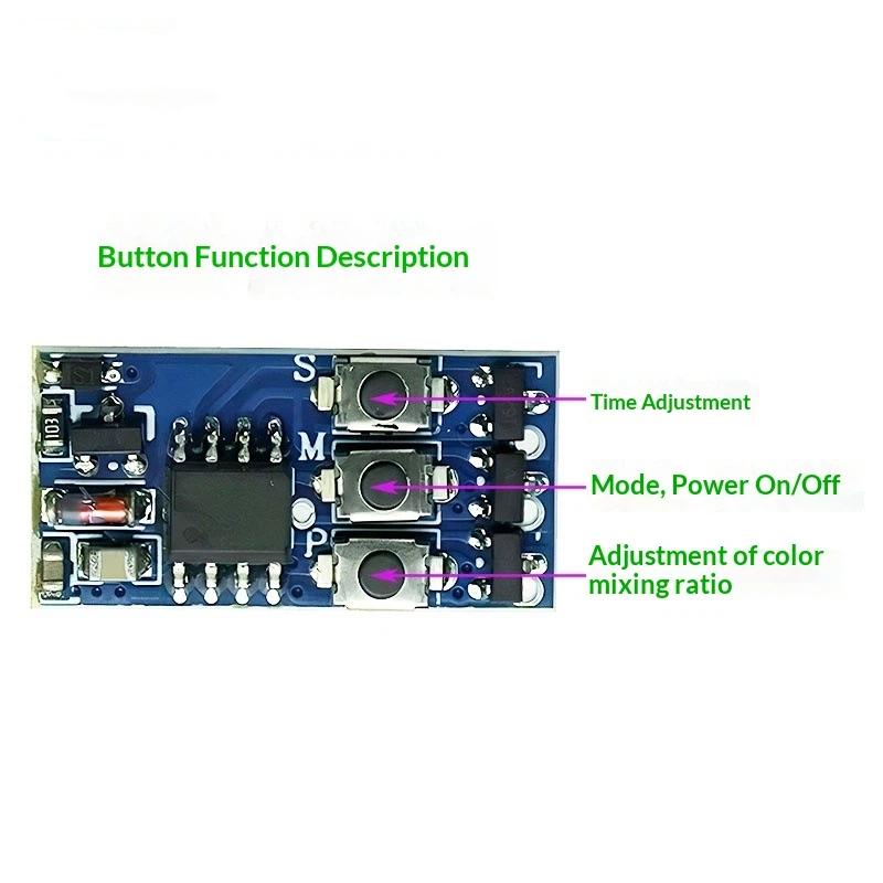 DC5 24V LED Strip Control Board WS2812 RGB Controller for Addressable Color LED Flexible Strip Lighting