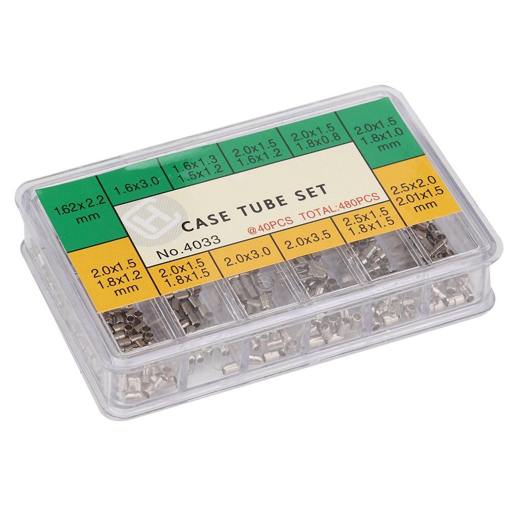 12 Sizes of Watch Case Tube Metal Repairing Tool for Watch Watchmaker Fixing Accessory
