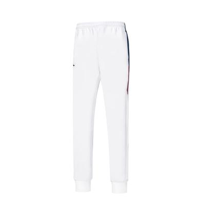 Li Ning Color Block Elastic Cuffed Casual Knitted Sports Pants Men Bottoms Standard-White AKLTE57-3