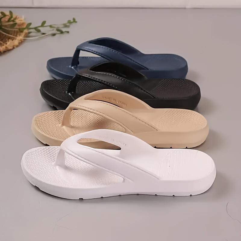 Unisex Bequeme EVA Rutschfeste Sandalen - Minimalistisches Streifendesign, Ganzjährig Tragbar & Handwäschefreundlich | Ideal für Zuhause und Strand, Sandale