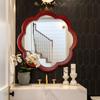 Infinity Aesthetic Mirror Wall Bedroom Irregular Nordic Vintage Mirrors Large Wavy Dressing Decoration Maison Home Decorations