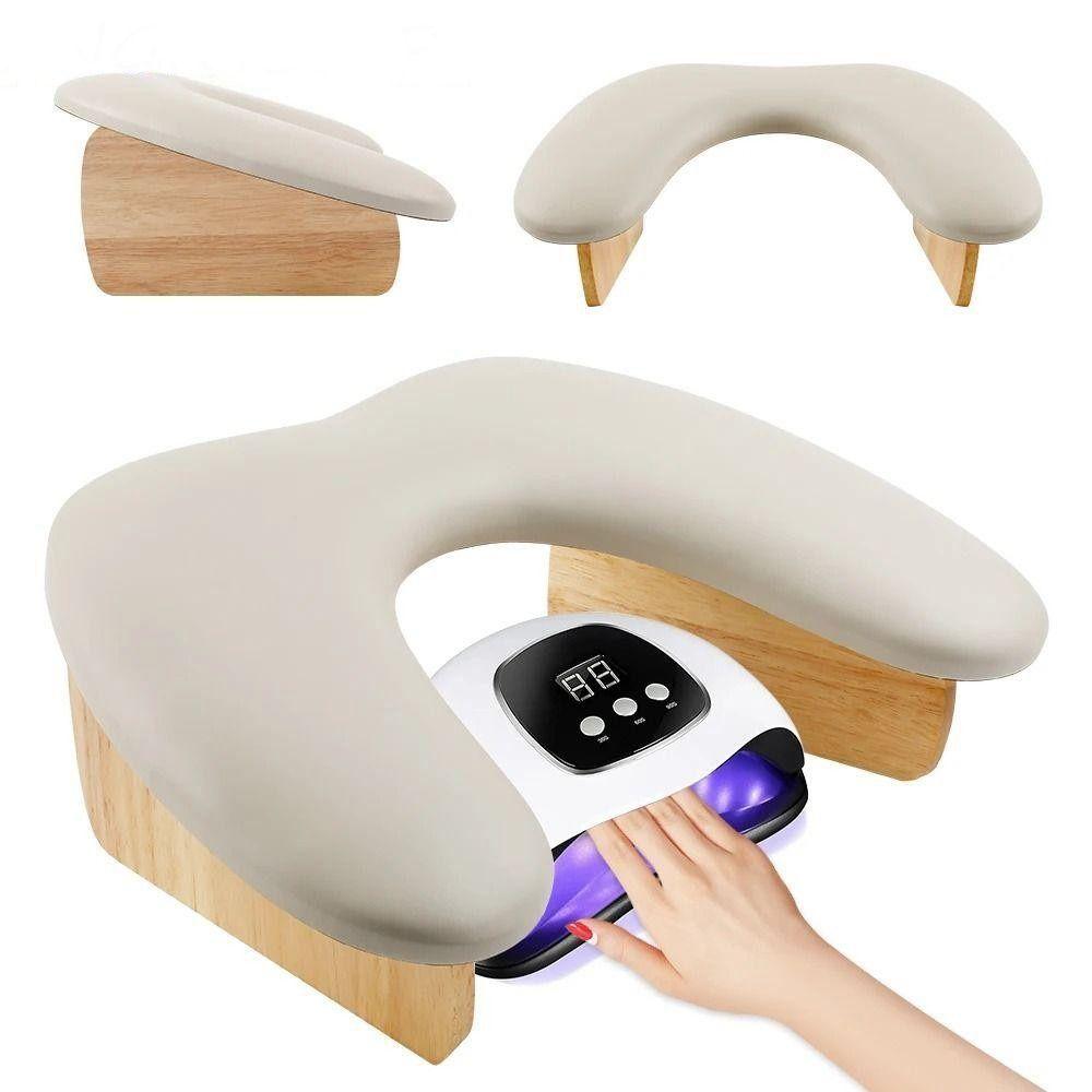 Foldable Manicure Hand Pillow PU Leather Ergonomic Nail Pillow New Nail Arm Rest