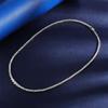 A 3-claw 3mm-5mm Gradual Change Zircon Tennis Necklace Neck Chain Fashion Heavy Industry, Popular