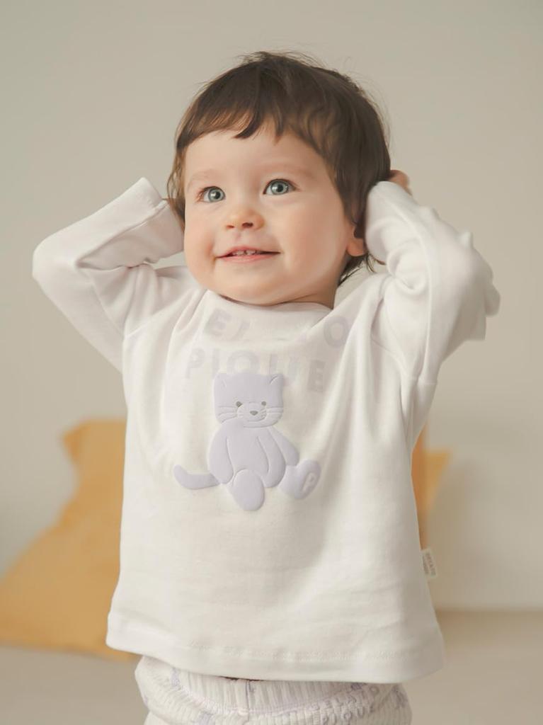 BABY Plüschtier lang PBCT259081 LAV [Gelato Pique] Einpunkt-T-Shirt