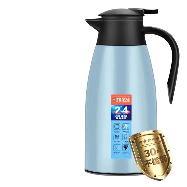 2L Coffee Thermal Kettle 304 Stainless Steel Vacuum Flasks Office Thermos Bottle Insulation Kettle Hot Water Thermos Pot