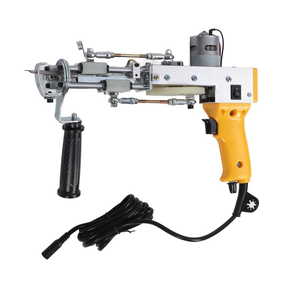2 In 1 Cut Pile Loop Pile Electric Rug Gun Machine Starter Kit 40 Stitches Per Second DIY Tufting Machine for Beginners