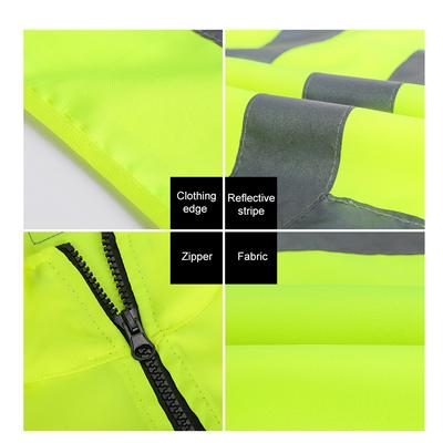 SFVest High Visibility Reflective Safety Vest Reflective Vest Multi Pockets Workwear Security