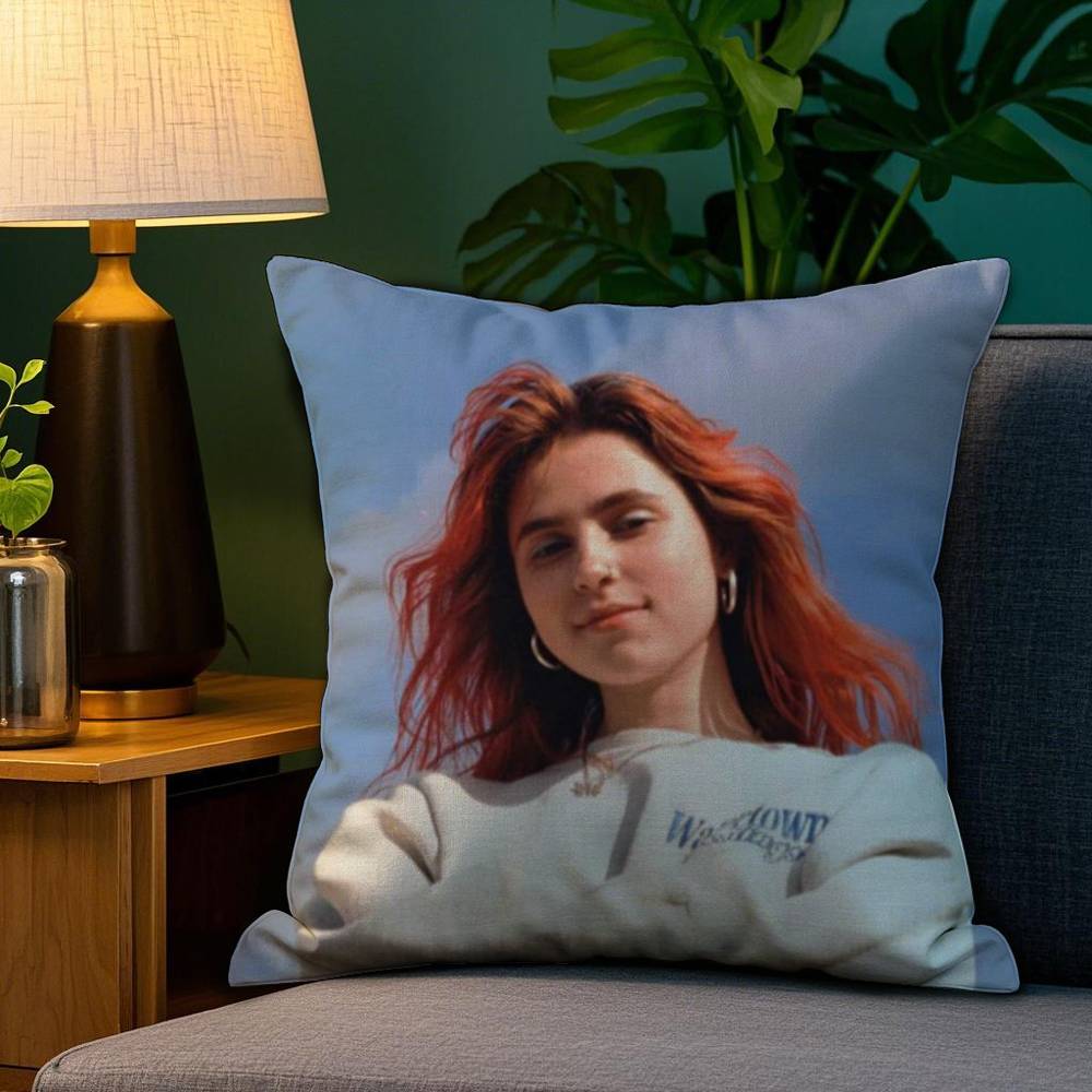 Singer C-Clairo Charm Pillow Case Sofa Living Room Bedroom Double-Sided Printing Square Cushion Nap Time Pillow Case