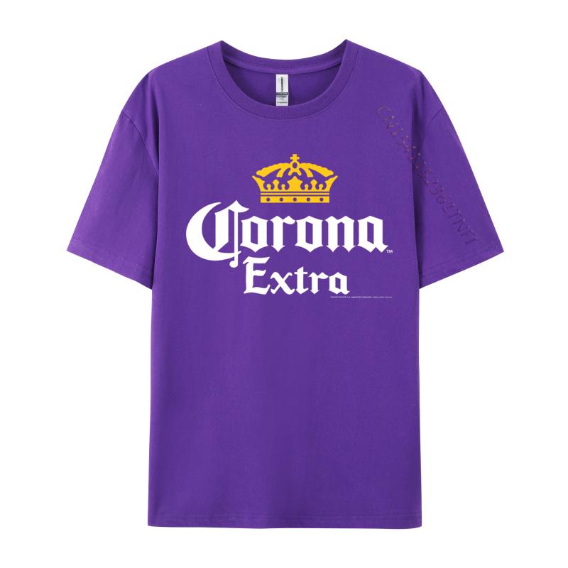 Officially Licensed Corona Gold Crown Rife Mens T Shirt Cool Camisa Luxury Designer T-Shirts Pure Cotton