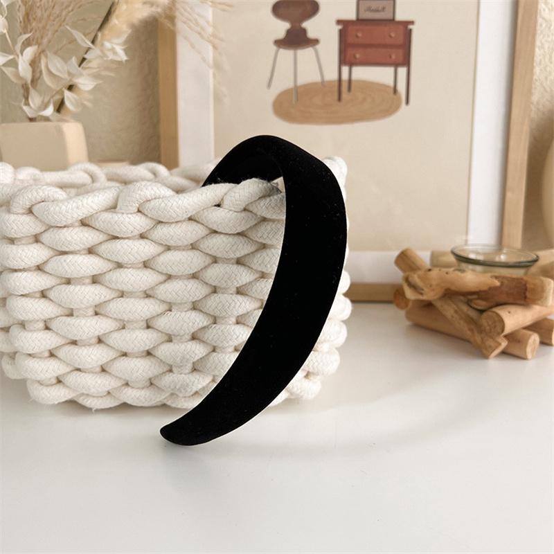 Korea Winter Warme Wollige Schwamm Haarband Gepolstert Mode Haaraccessoires für Frauen Mädchen Einfarbiges Stirnband Haarreif Kopfschmuck