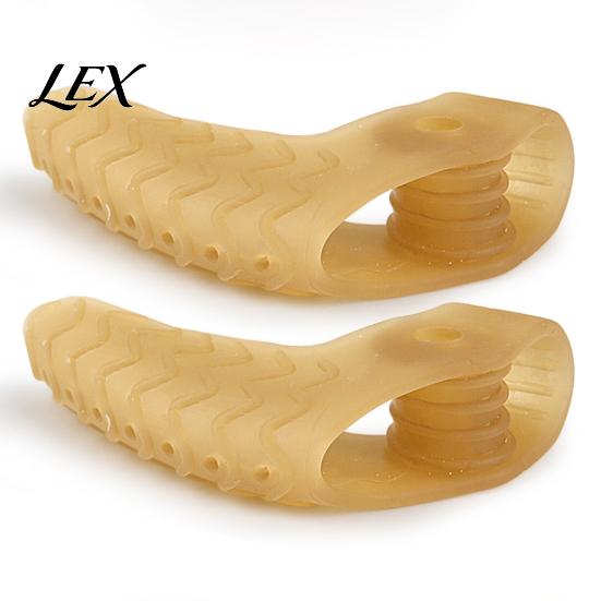 Hallux Valgus Corrector 1 Pair Toe Separator for Overlapping Toes, Soft SEBS Bunion Corrector, Double Breathable Hole Foot Spacer Valgus, Straightener