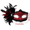 Masquerade Mask Half Face Mask Rhinestones Mask Party Mask Feather Mask Halloween Mask Evening Proms Mask