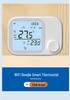 Smart WIFI Color Screen Thermostat for Gas Boilers and Water Underfloor Heating