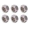 20Pcs Locknut Hex Lock Nut Set Kit Pack 304 Stainless Steel Fitting Bolts Screws M8