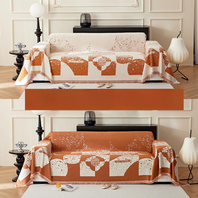 New Modern Simple Sofa Towel All-inclusive Sofa Cushion All-season Chenille Reversible Sofa Cover Full Cover