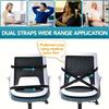 Ergonomic Lumbar Support Pillow for Office Chairs &Cars - Memory Foam Cushion with Adjustable Straps To Improve Posture