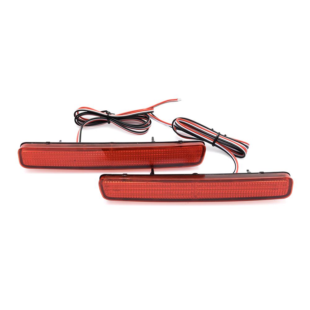 

2x OE-Spec для 2023+ Toyota GR Corolla E210, полностью красные светодиодные отражатели заднего бампера, автомобильные задние тормозные/стоп-сигнальные лампы красный