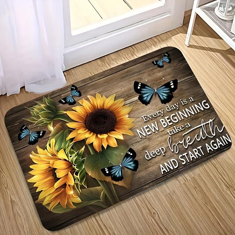 

1 шт. Коврики для кухни с рисунком листьев, Нескользящие коврики для дома, для двери, Поп-дизайн, Коврики для ванной, Коврик для ванной, Ковер для дома, Декор для раковины, прачечной 400MMx600MM