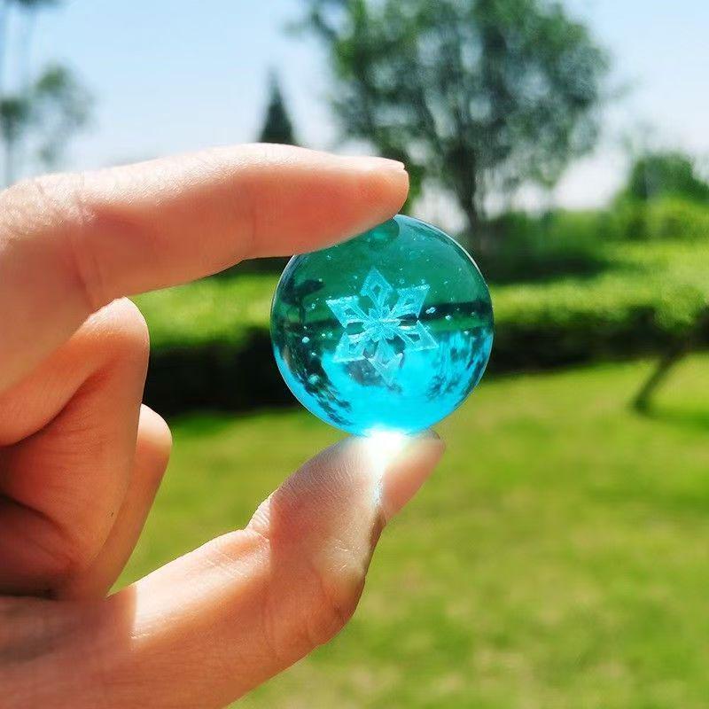 Genshin Impact Element Crystal Ball Night Light Anime Figure Pendant