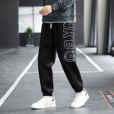 Herren Frühling und Herbst Plus Größe lose Freizeithose Fat Plus Fat Large Size Jogginghose