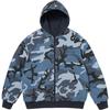Supreme Reversible Work Zip Up Hooded Sweatshirt Navy