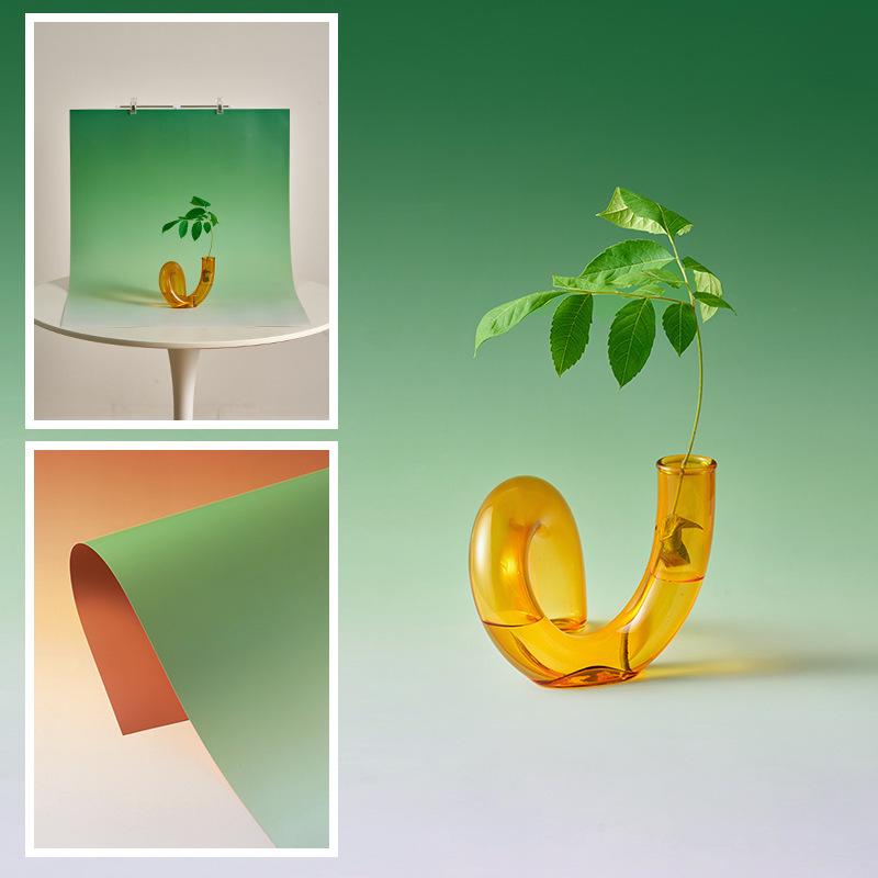 Zweiseitiger Gradient-Fotohintergrund für Produkt- und Stillleben-Aufnahmen
