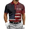 Men's Short Sleeve Polo Shirt Button Down Halloween Print Casual Fit Lightweight Breathable Fabric Comfortable Design