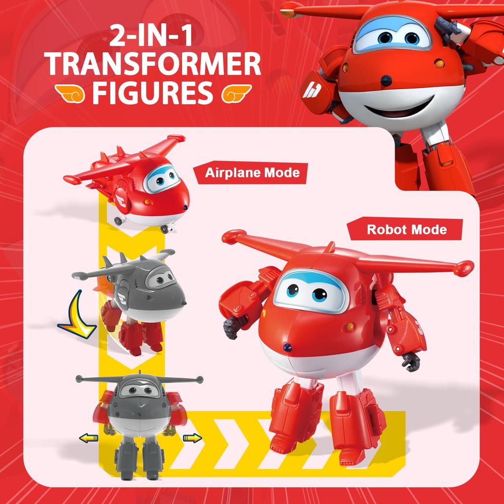 Super Wings Transforming Planes Jett -