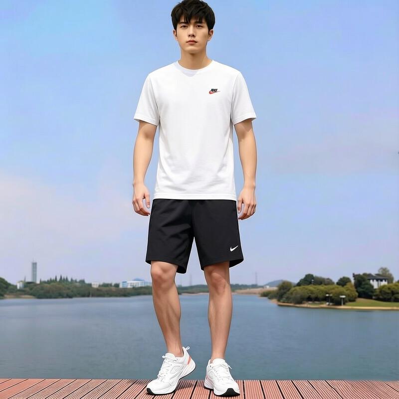 Nike Men s Breathable Sport T-Shirt & Shorts Set S