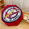 St. Louis Cardinals Print Auto 8?Ribs Folding Umbrella Wind Resistant Lightweight Automatic Umbrella For Daily Travel