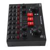 Live Sound Card 8 Modes Voice Changer Sound Mixer Board with 16 Sound Effects for Karaoke Live Streaming