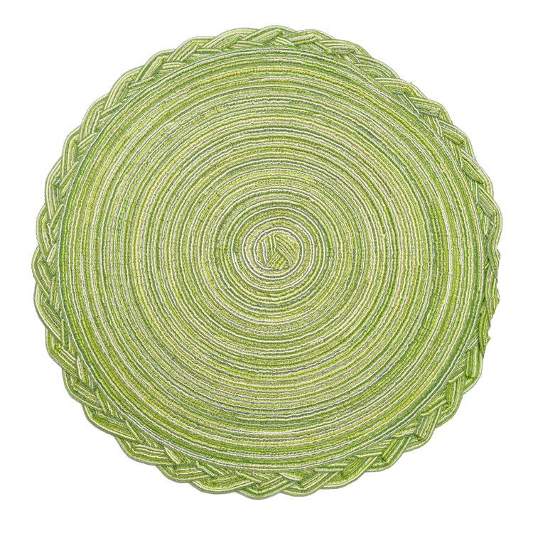 Nordischer Baumwollspitzen-Runder Platzset