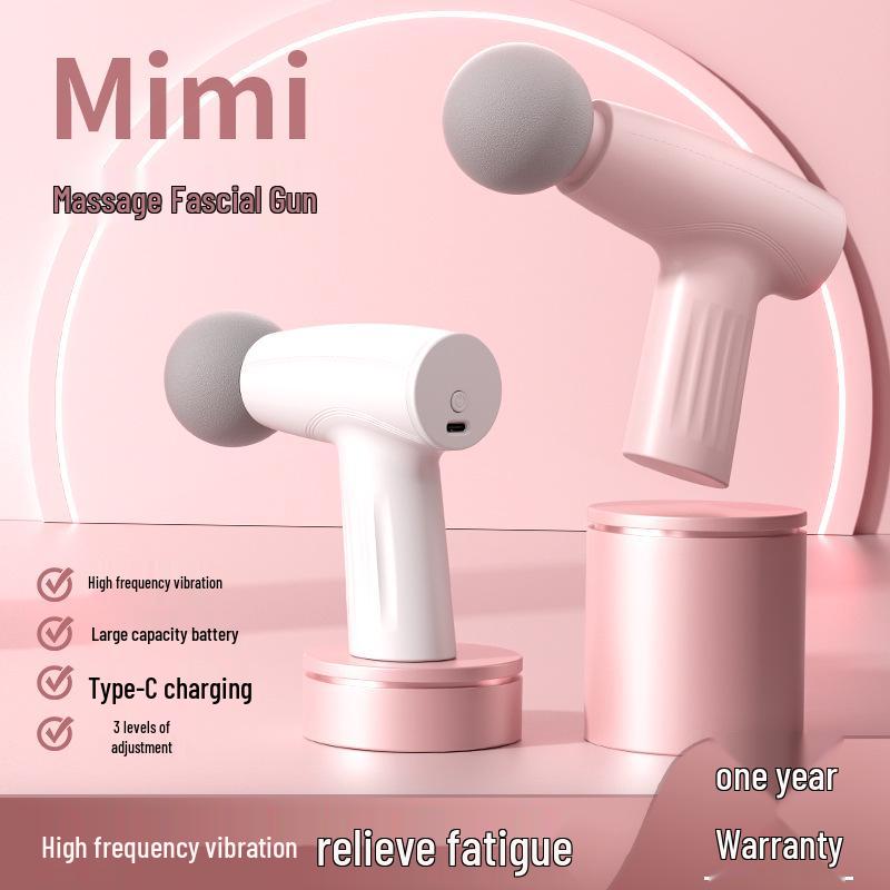 Portable Mini Fascia Gun Massager for Fitness - Lightweight, Muscle Soothing Massage Machine