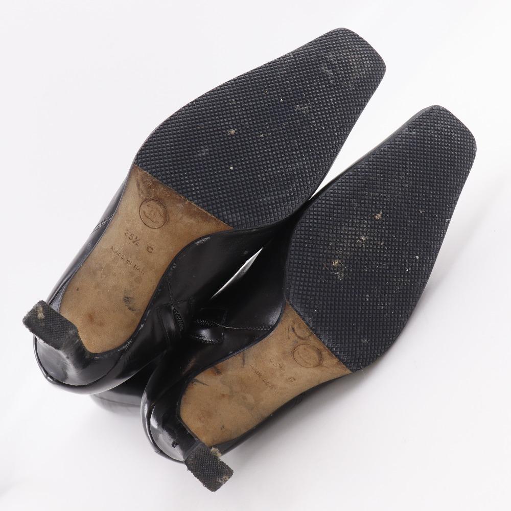 CHANEL boots leather Women Used