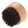 Men Natural Faux Boar Hair Wood Handle Beard Cleaning Shaving Shaping Brush (Beech)