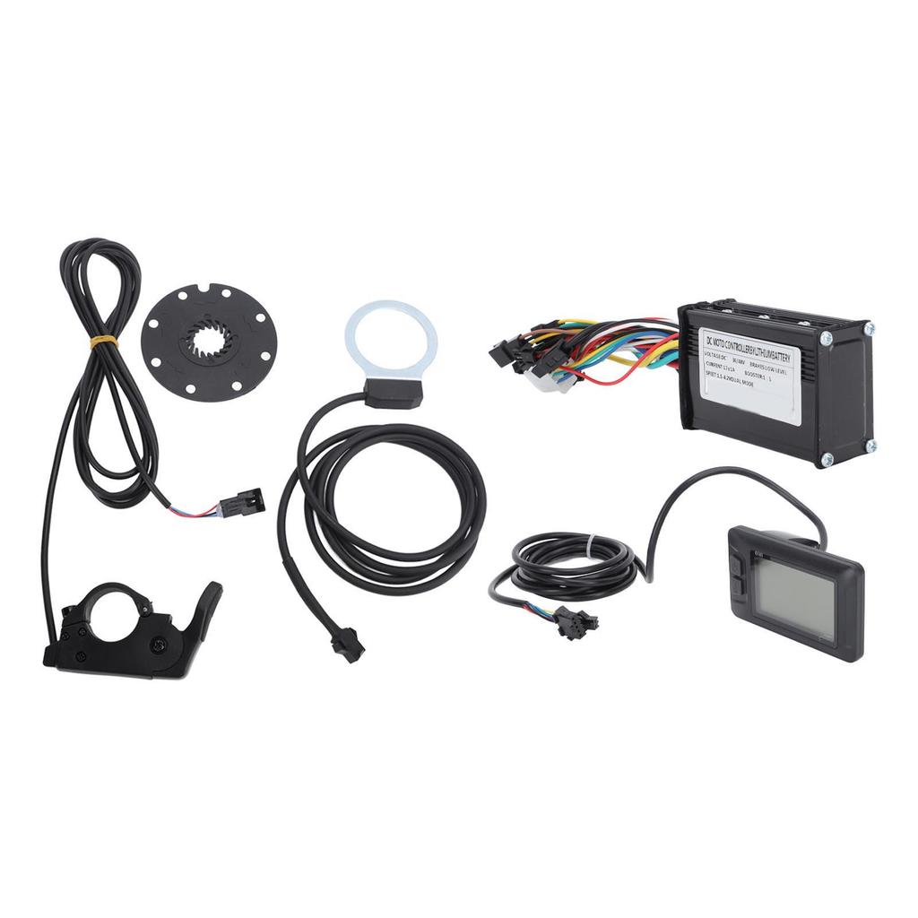 Electric Bike 36V 48V 17A Motor Controller EN05 Display FT 8C Magnetic Point 109R Thumb Throttle