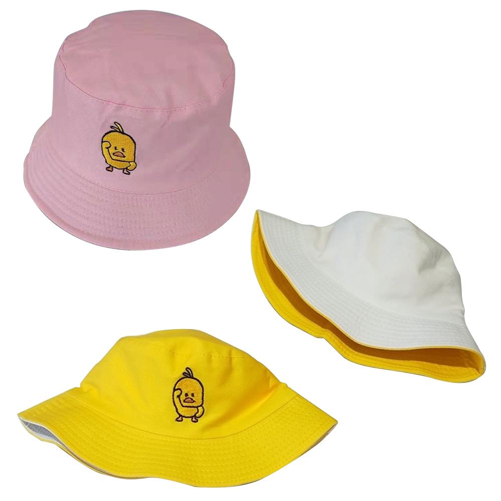 Double-sided Yellow Duck Fisherman Hat 