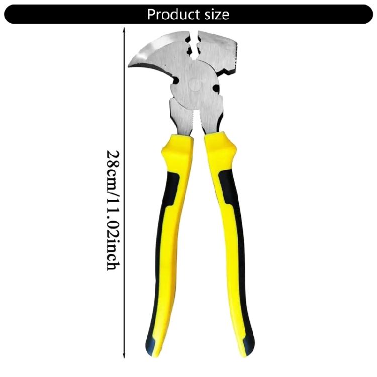 Multipurpose Ergonomic Fencing Tool With High Leverage Design Suitable For Wire Cutting Nail Removal & Construction Job